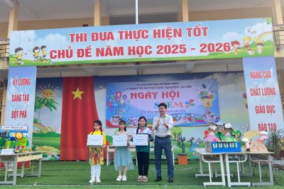 “Ngày hội Stem – Vì một hành tinh xanh”: Chắp cánh sáng tạo cho học sinh Tiểu học